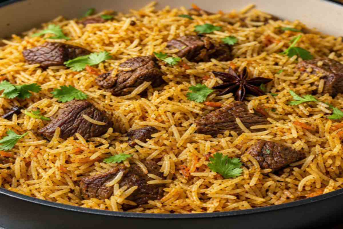 Beef Coconut Pilau | Kenyan Pressure Cooker Rice Recipe